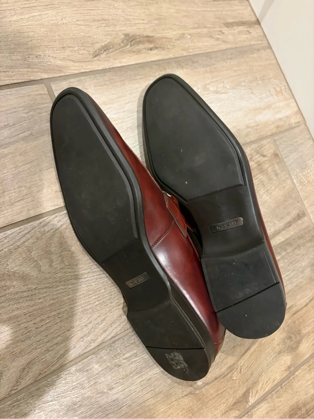 Magnanni for Neiman Marcus leather horsebit loafers men’s size 11